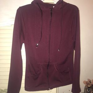 Basic burgundy sweater